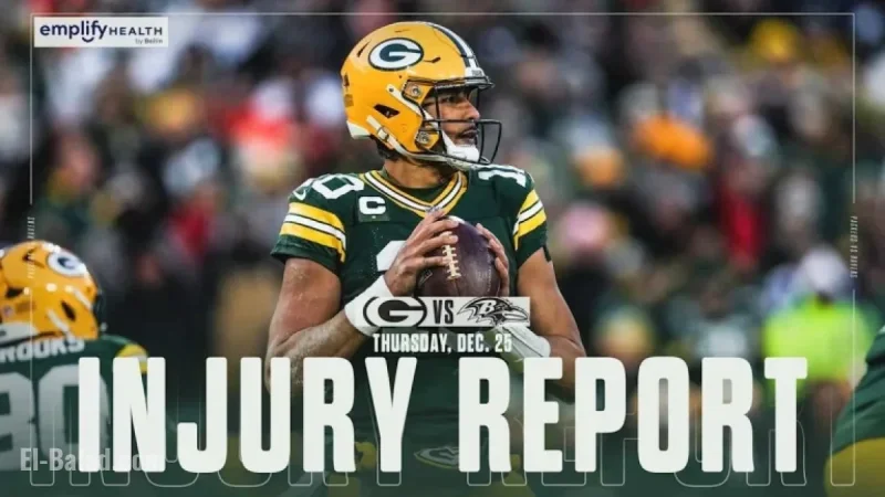 Packers Question Seven Players, Rule Out Two Against Ravens