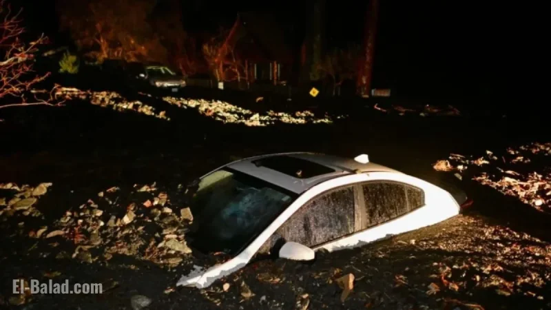 Storm Threatens Southern California with Mudslides and High Surf