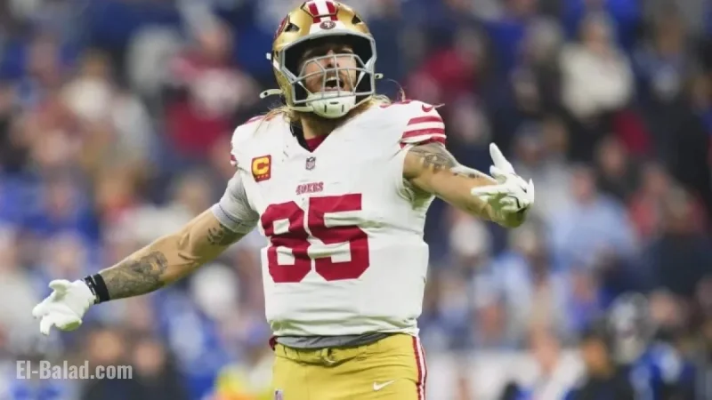 49ers’ George Kittle Faces Game-Time Decision, Confirms GM John Lynch