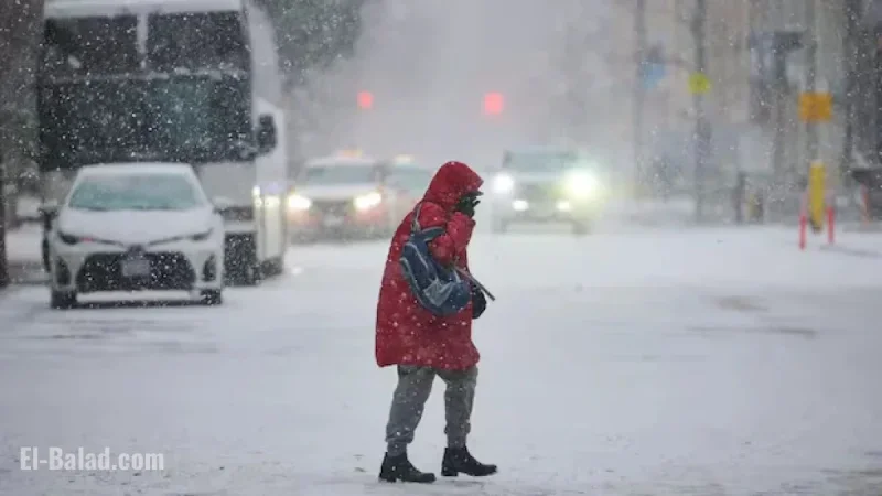 Canada Faces Winter’s Icy Wrath with Snow, Ice Pellets, and Fog