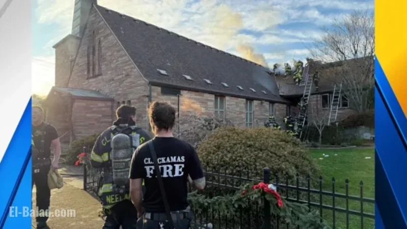 Christmas Day Fire Engulfs Oregon City Church