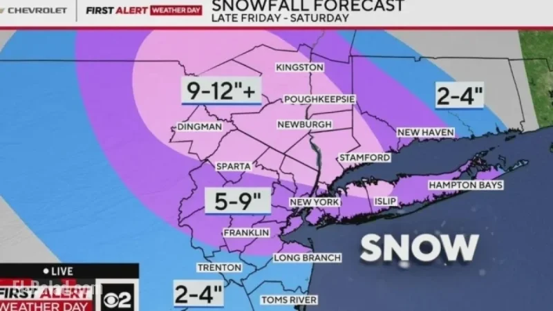 Heavy Snowstorm Hits: Live Updates for New York, New Jersey, Connecticut