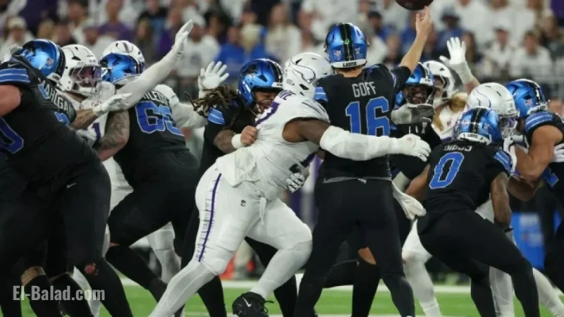 Lions vs. Vikings Week 17: OL, Safeties Struggle to Adapt