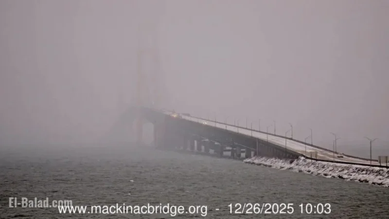 Mackinac Bridge Deemed Safe as Ice Warning Lifted