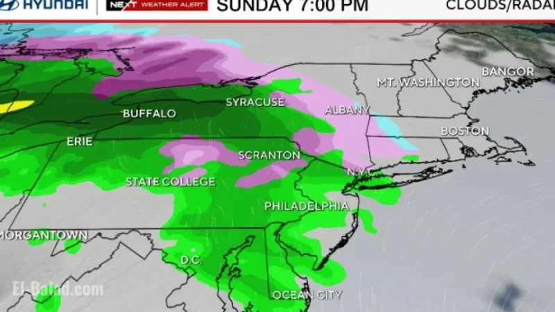 Philadelphia Faces Icy Roads Saturday Amid Incoming Storm Alert