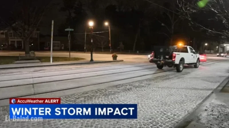 Philadelphia Prepares: Residents Stock Up as Sleet and Snow Blanket City