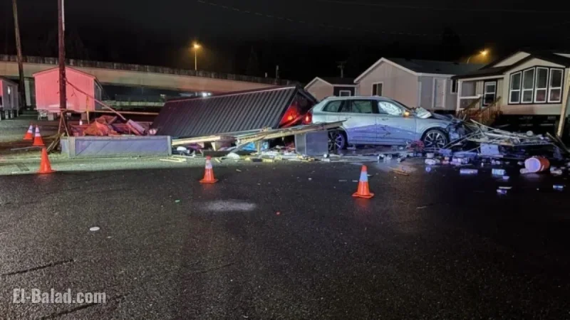 SUV Crashes Into Coffee Shop, Injuring Four Including Children
