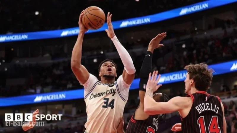 Giannis Antetokounmpo Leads Bucks Over Bulls; Jazz Defeat Spurs