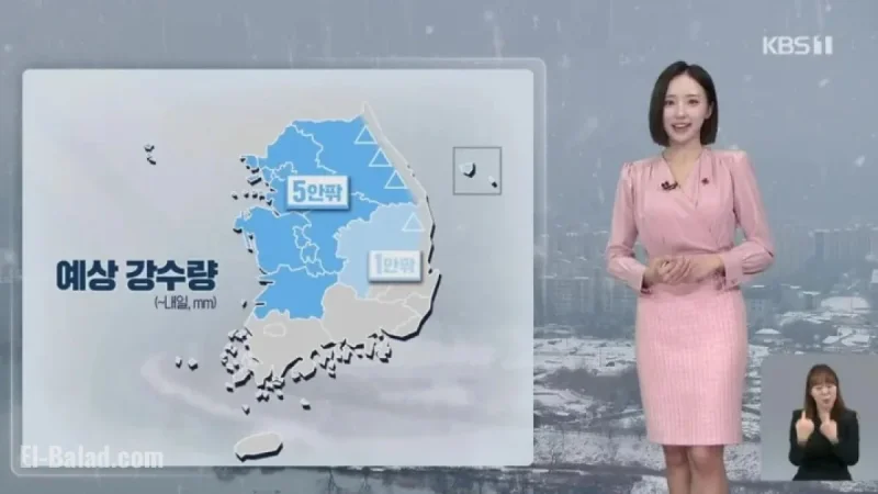 Rain and Snow Hits Central Areas, Heavy Snowfall in Gangwon Tonight