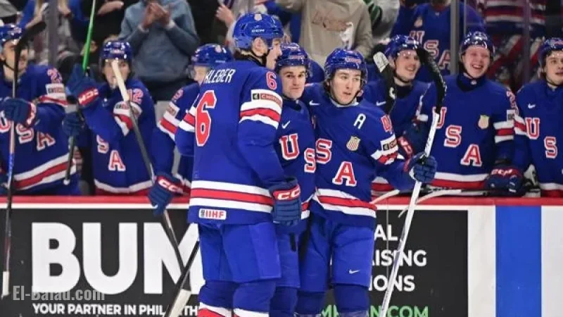 U.S. Battles Switzerland Today in World Juniors at 5 p.m. CT