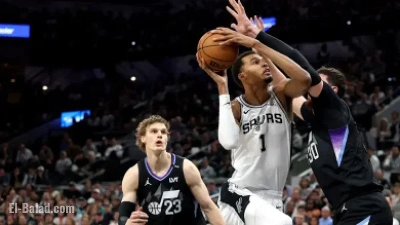 Wemby’s Dunk Shines, But Jazz Halt Spurs’ Winning Streak