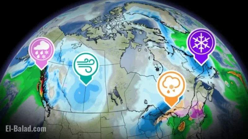 Western Storms Sweep Across: Snow, Gusts, and Ice