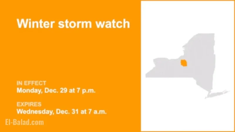 Winter Storm Alert: High Winds Hit Onondaga and Madison Counties Monday to Wednesday
