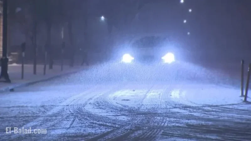 Winter Storm Hits New Jersey, Creating Hazardous Snow and Ice Conditions