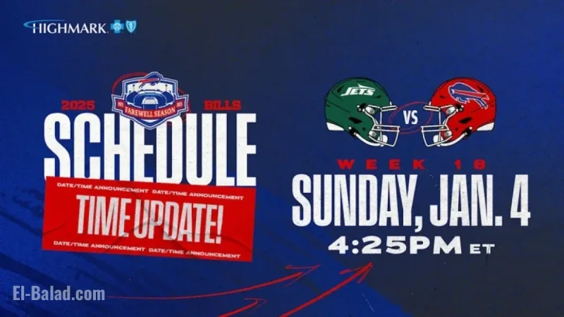 Bills vs. Jets Week 18 Game: Date, Time, and TV Network Revealed