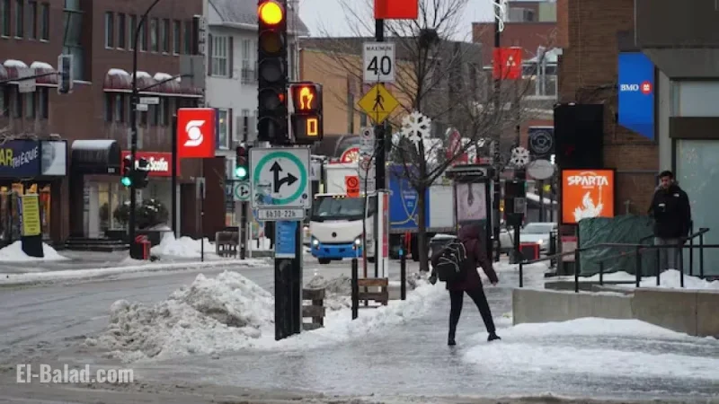 Blizzard and Freezing Rain Force Flight Cancellations in Eastern Canada