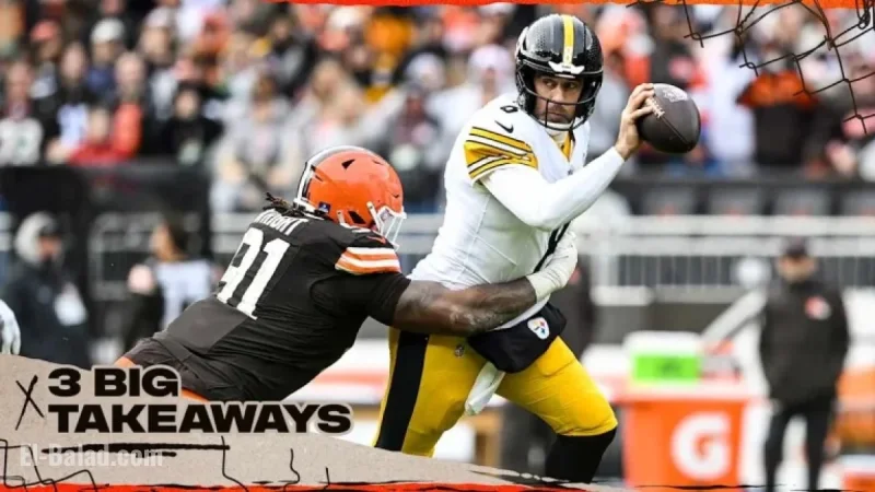 Browns’ Defense Dominates Steelers in Week 17 Victory
