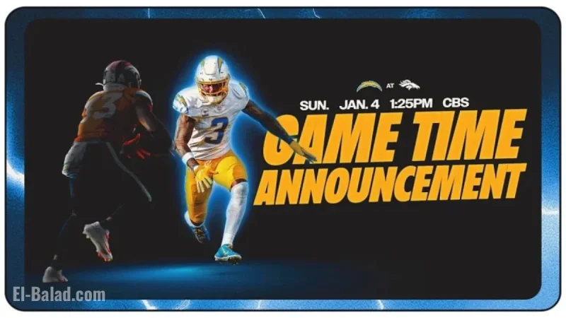Chargers vs. Broncos: Week 18 Showdown Set for Sunday 1:25 p.m. PT