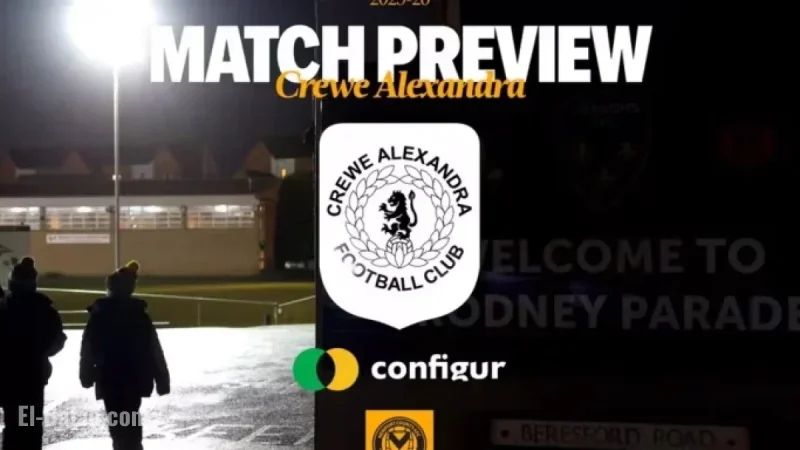 Crewe Match Preview: County Chief Fuchs Pledges Man-for-Man Strategy