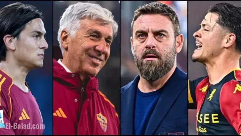Gasperini and De Rossi’s Predicted Lineups for Roma vs. Genoa