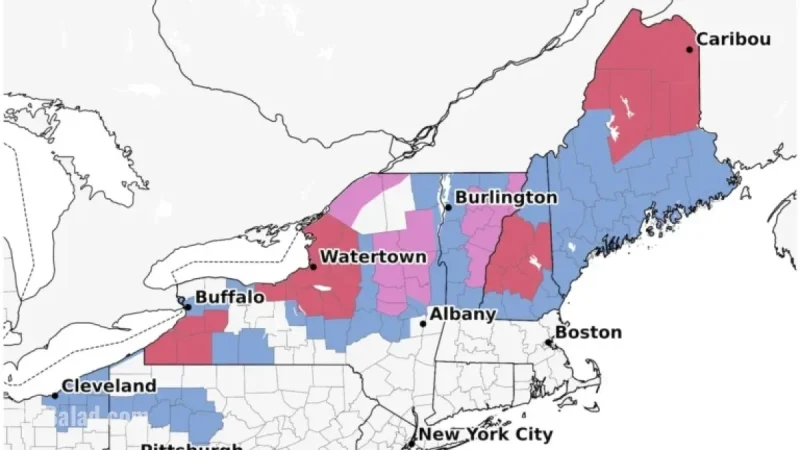 Ice Storm Strikes New York and Northeast Regions