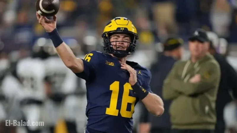 Michigan QB Davis Warren Enters Transfer Portal