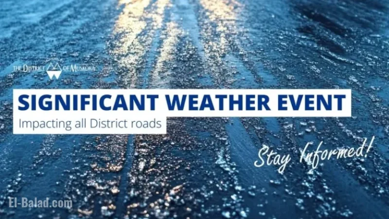 Muskoka District Issues Significant Weather Event Alert