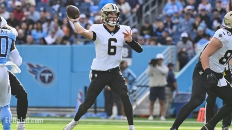 Tyler Shough Leads Saints’ Second-Half Comeback to Defeat Titans