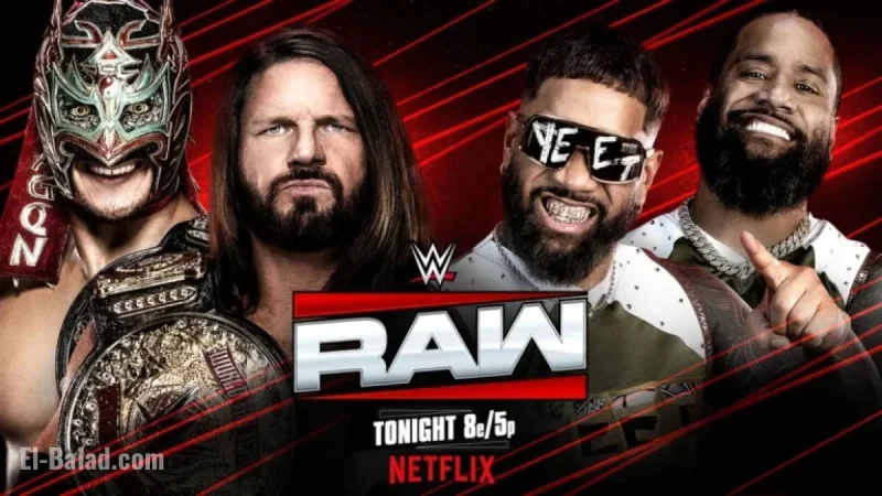 AJ Styles and Dragon Lee Battle The Usos for World Tag Team Title