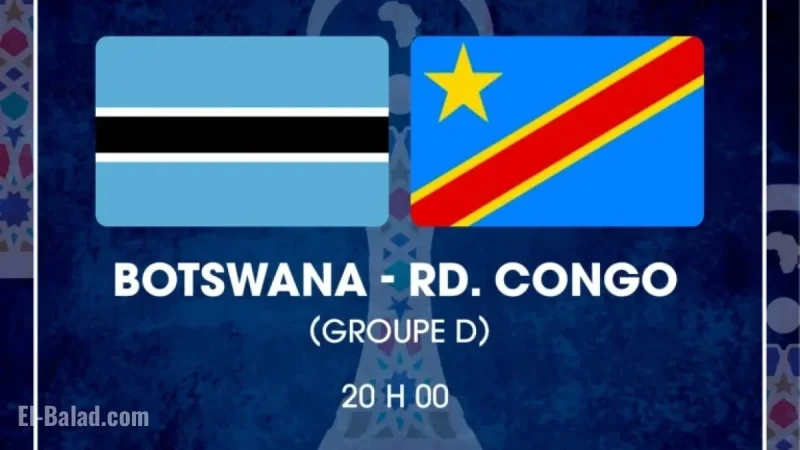 CAN 2025: DR Congo Seeks Top Spot in Group D Against Botswana