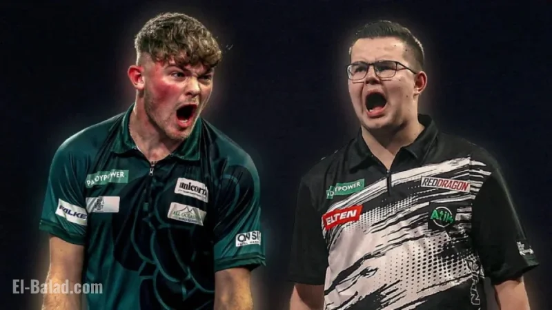 Champagne Charlie Manby vs. Gian van Veen: Darts Clash for Quarter-Final Spot