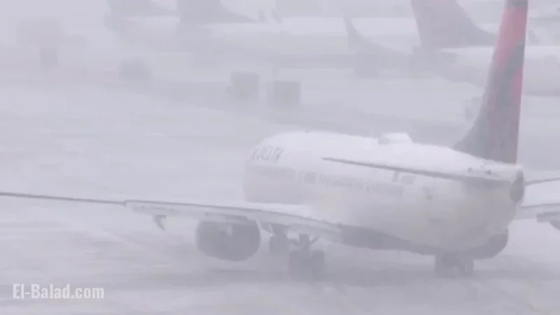 High Winds and Snow Squalls Disrupt Flights at Detroit Metro Airport