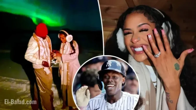 Jazz Chisholm Proposes to Singer Girlfriend Under Northern Lights on Christmas