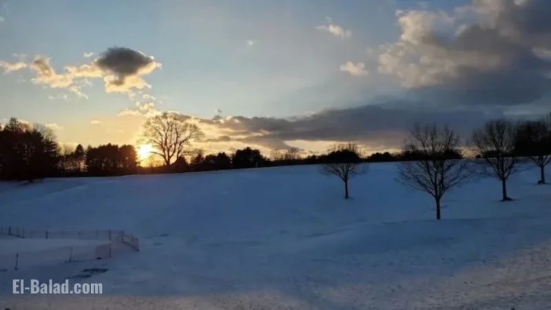 New Year Begins with Cold and Snowy Weather