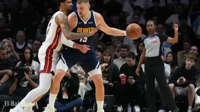 Nikola Jokic Exits Miami Game with Knee Injury