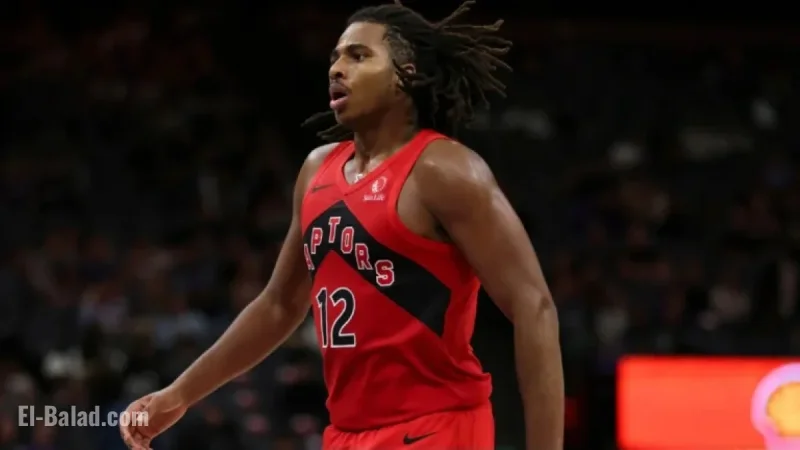 Raptors’ Murray-Boyles Sidelined by Illness; Barrett Questionable Against Warriors