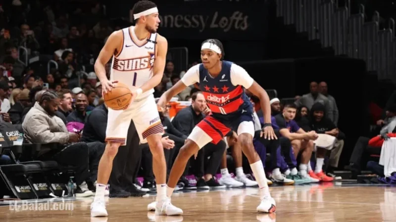 Suns Challenge Wizards in DC as Mark Williams Faces Suspension