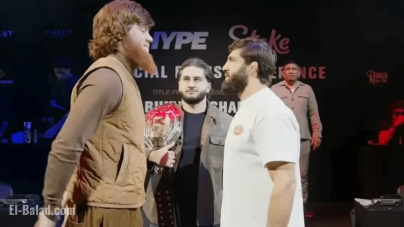 Arman Tsarukyan and Shara Magomedov Intense Staredown Before Hype Fighting Match