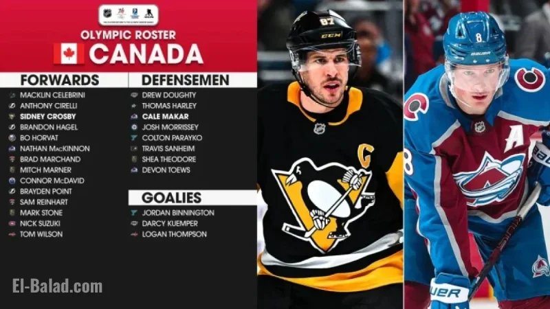 Celebrini and Horvat Headline Team Canada’s 2026 Winter Olympics Roster