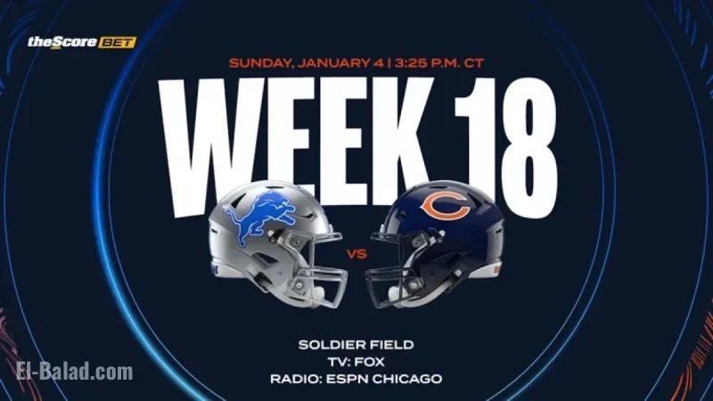 Chicago Bears Face Detroit Lions in 2025 NFL Week 18 Showdown