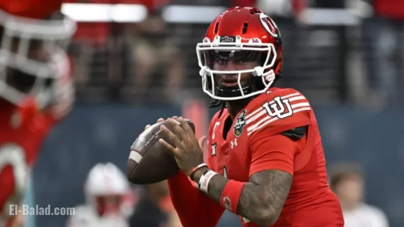 Devon Dampier Scores First for Utah in Las Vegas Bowl