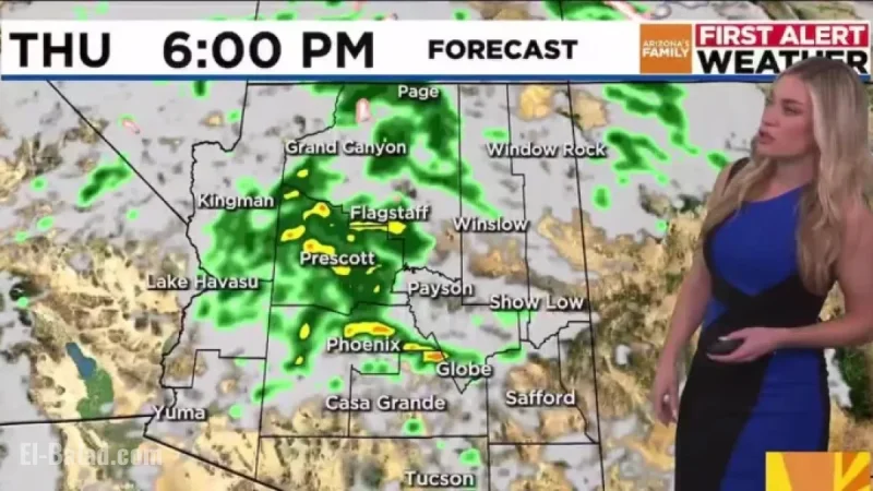 Light Rain Forecasted for New Year’s Day in Metro Phoenix