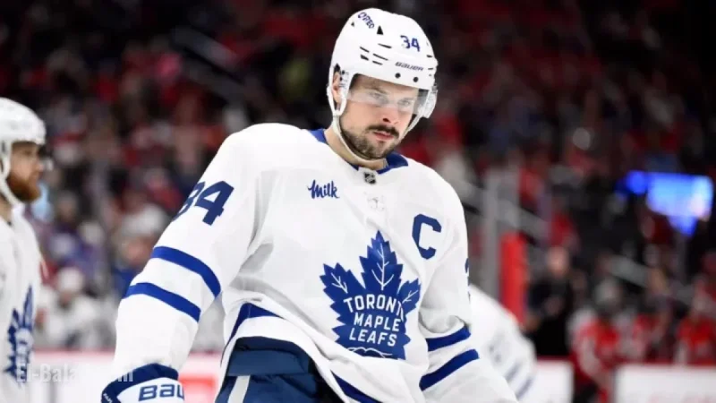 Maple Leafs’ Stars Matthews and Nylander Miss Game Against Devils