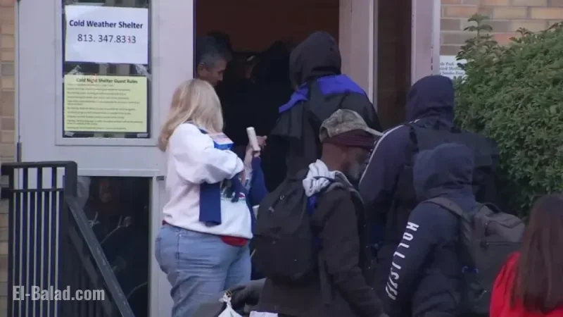 Tampa Bay Opens Cold Weather Shelters Amid Temperature Drop