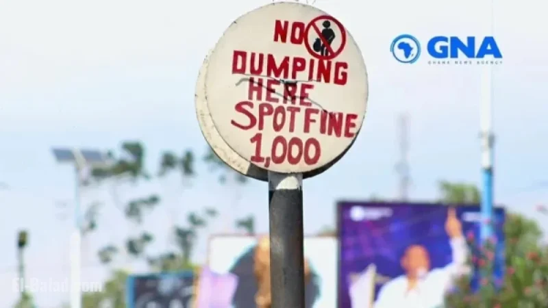 Accra: Disposing Waste Despite “No Dumping” Signs