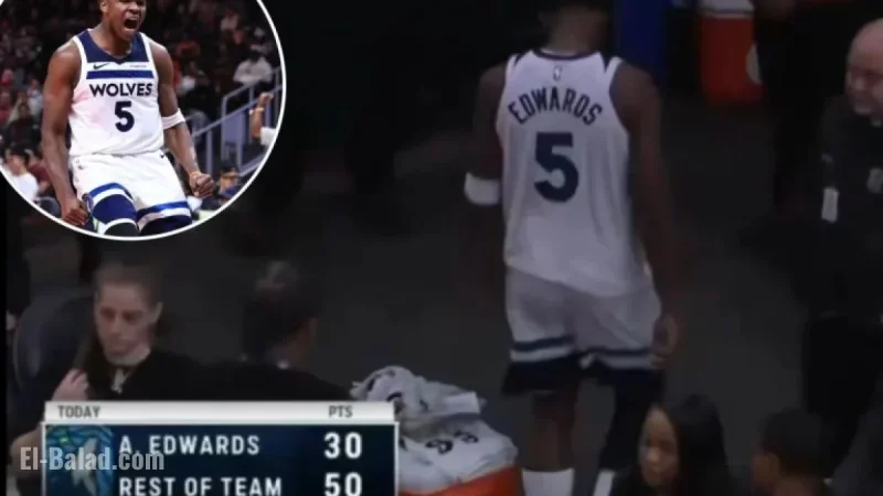 Anthony Edwards Exits Timberwolves Bench Midgame in Dramatic Turn