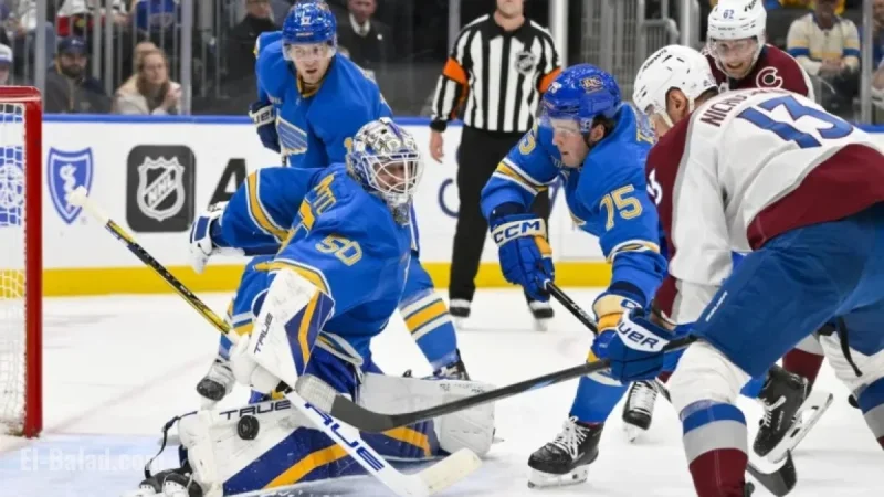 Blues vs. Avalanche: Gameday Lineup Revealed
