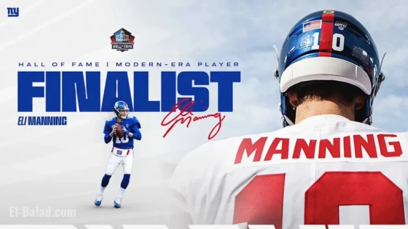 Eli Manning Named Finalist for 2026 Pro Football Hall of Fame