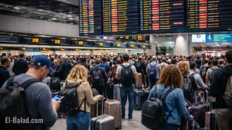 European Airports Face Disruptions: 2,098 Flights Delayed, 30 Cancelled