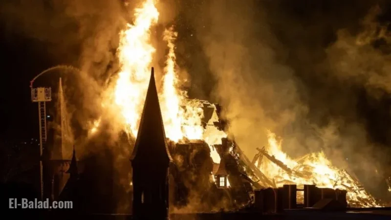 Fire Devastates Vondelkerk in Amsterdam, Sparks Force Evacuations